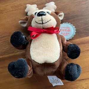 **VTG***NWT** 1997 Coca Cola Reindeer w/Cola Bottle Plush/Bean Bag/Stuffed #0152
